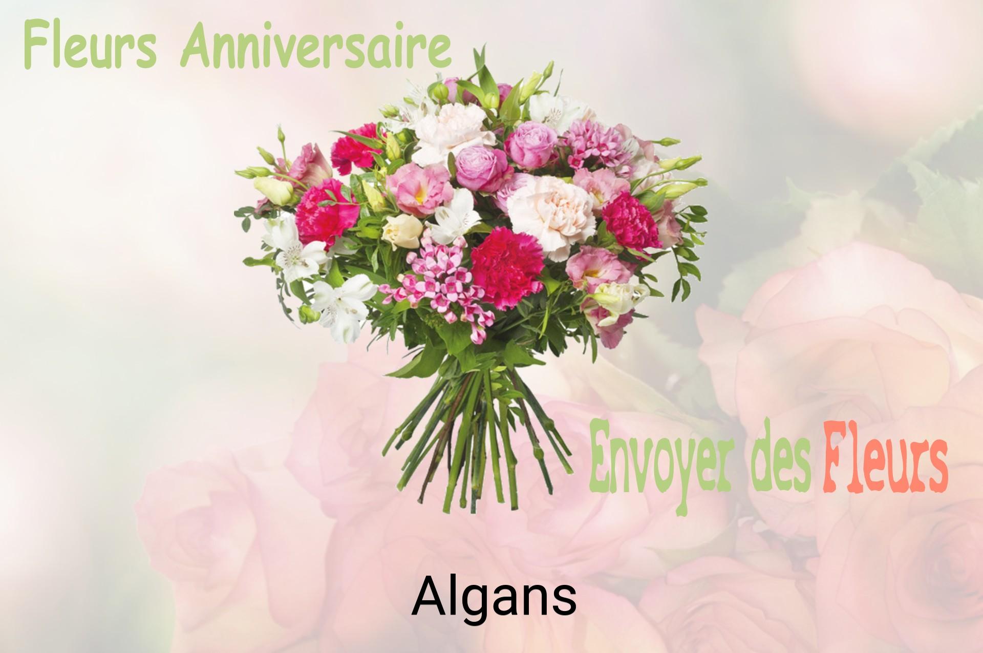 Bouquet de fleurs d’anniversaire livré à Algans