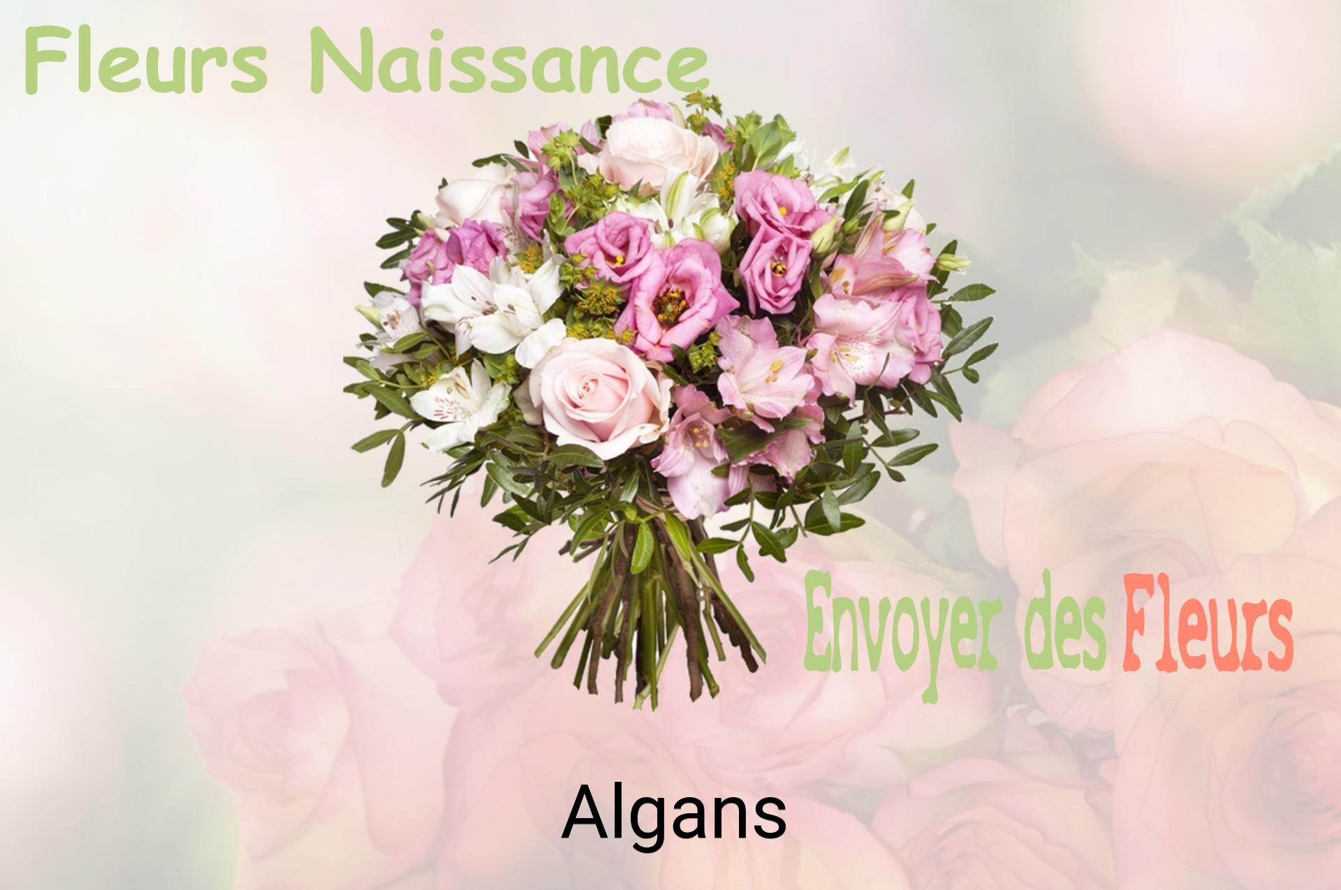 Bouquet de fleurs de naissance livré à Algans